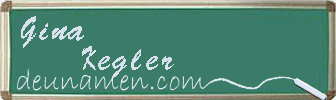 Gina Kegler Visitenkarte